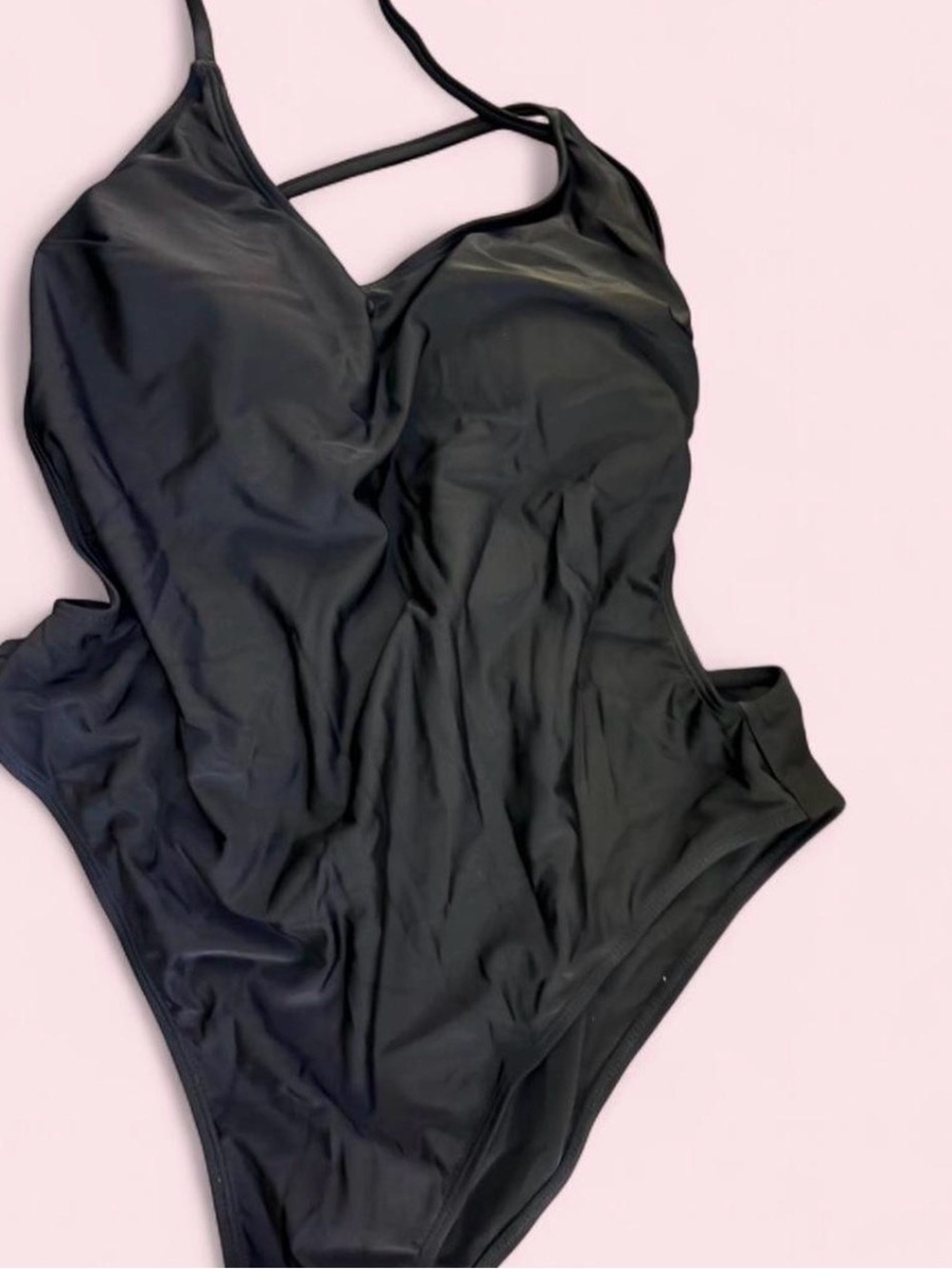 Classic Black One-Piece Swimsuit